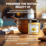 Liizousuda 3.5 ounce premium wood conditioner tin packaging