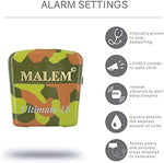 Camouflage Malem enuresis alarm showing the selectable tone switch.