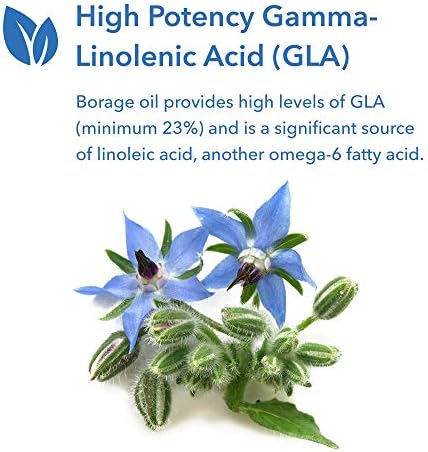 Authentic USA imported Allergy Research Group borage oil nutritional supplement facts.