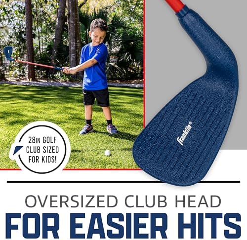 Franklin Sports golf set components laid out