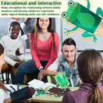 Outus Passover plague toys arranged for classroom learning