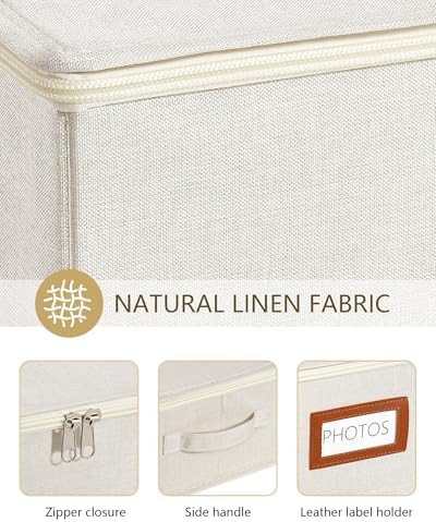 Detailed shot of Hulisen photo box label and dividers