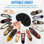 Close up of breathable mesh material on shoe heel protector pads