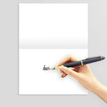 Goroar sibling wedding card interior blank layout