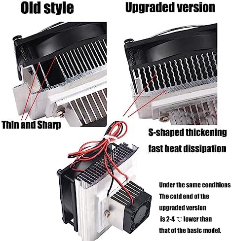 Yrhrol 12 Volt Peltier cooling system side view highlighting the cooling plate assembly