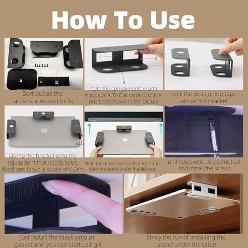 Professional office space saver laptop mount