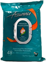 Assurance Premium Pre-moistened Disposable Washcloths, Extra Large, 48ct, Multipack of 3 (144 Wipes Total) - Image 3