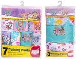 Assorted designs included in the Paw Patrol toddler girls absorbent underwear multipack