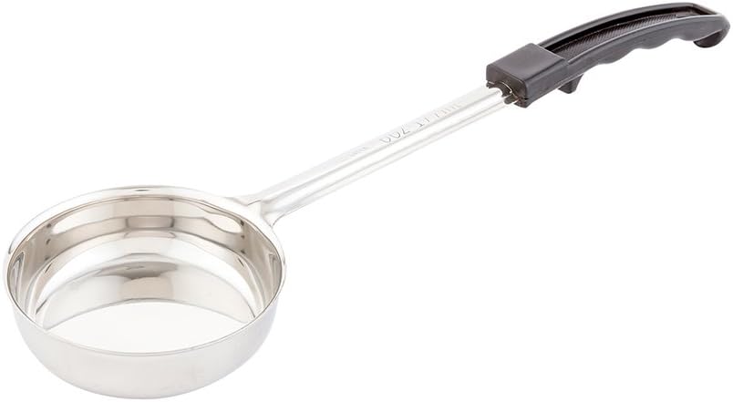 Restaurantware Met Lux spoodle side angle showing stainless steel bowl