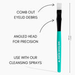 We Love Eyes Eyelash Brush angled head design