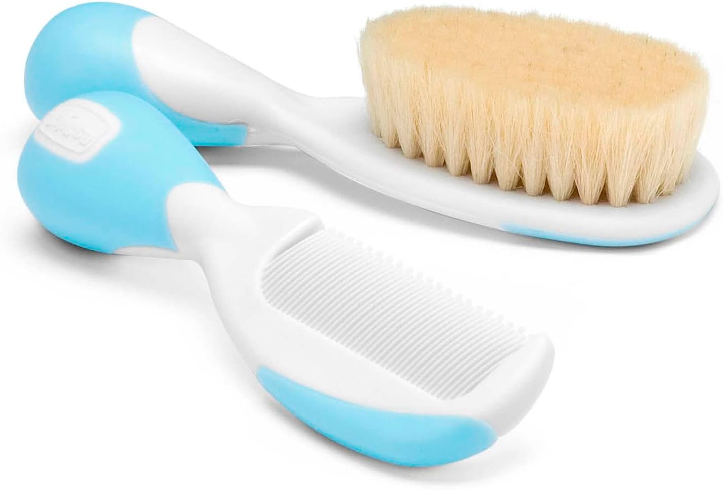 Chicco Brush And Comb- Light Blue, 2 Piece - Image 1
