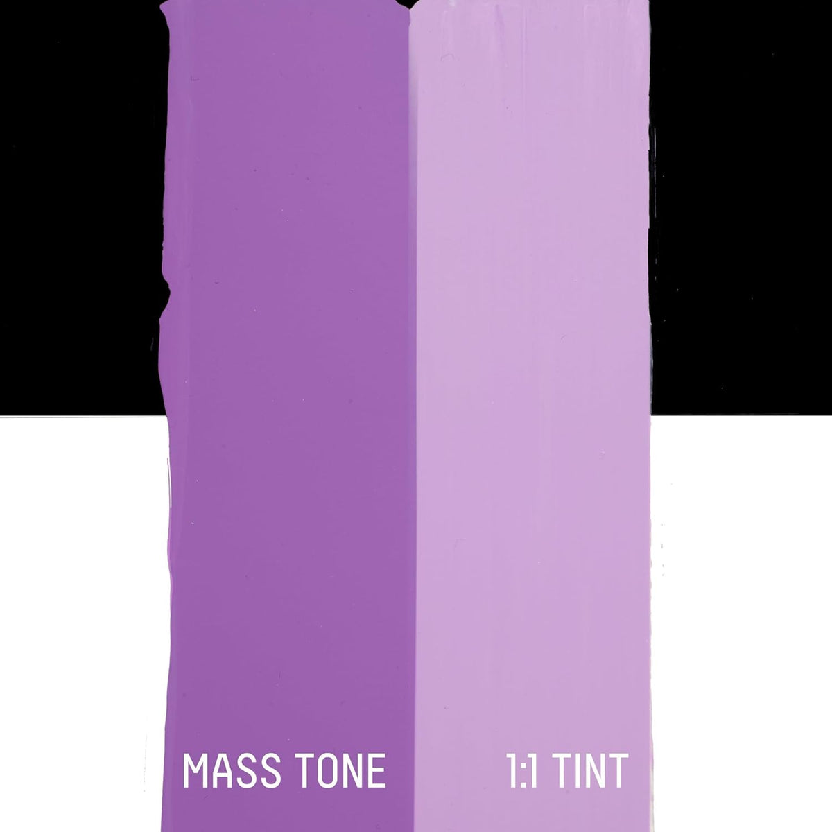 Liquitex Basics acrylic paint texture swatch and satin finish