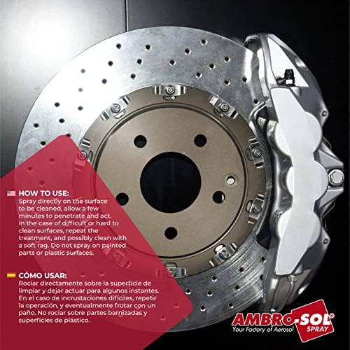 Close up of Ambro-Sol 600ml brake cleaner canister