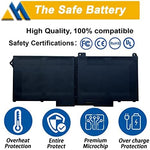 Premium Mobik laptop battery replacement rear angle view displaying mounting screw hole alignments.