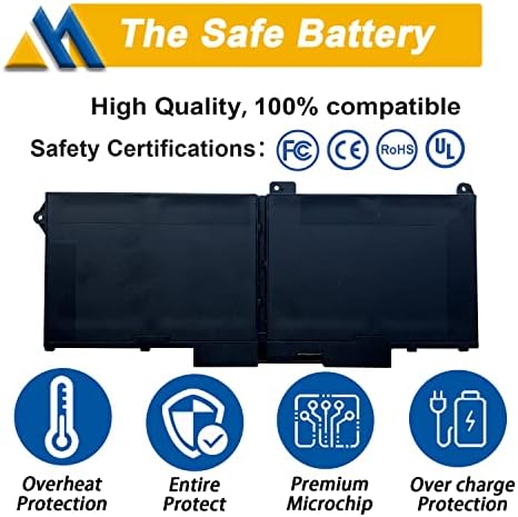 Premium Mobik laptop battery replacement rear angle view displaying mounting screw hole alignments.