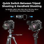 Professional filmmaking cage with tempered glass screen protector accessory