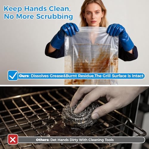 Comparison of dirty oven rack versus clean rack using soak method