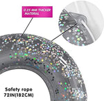Animsco inflatable pool rings with safety tow rope attached