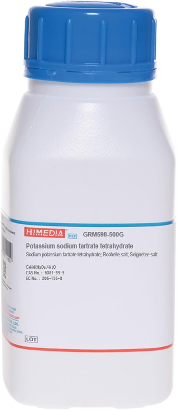 HiMedia GRM598-500G Potassium Sodium Tartrate Tetrahydrate, 500 g - Image 1