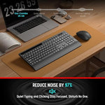 Trueque 2.4 Gigahertz USB receiver location inside the mouse battery compartment door