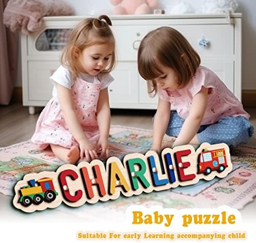 GifXify custom name puzzle layout illustrating non toxic vibrant colors for child play