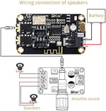 DROK custom audio chip layout showcasing compact dimensions for portable speaker setups