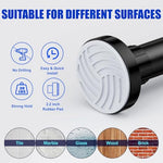 Black Ausemku tension rod with non-slip silicone end caps
