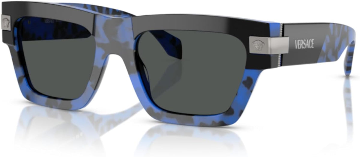 Versace VE4464 Rectangular Sunglasses for Men +BUNDLE with ACCESSORY EYEWEAR KIT - Image 1