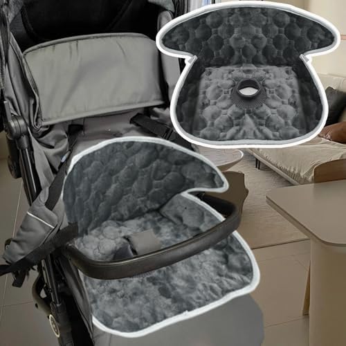 Toddler car seat liner folded for easy travel storage
