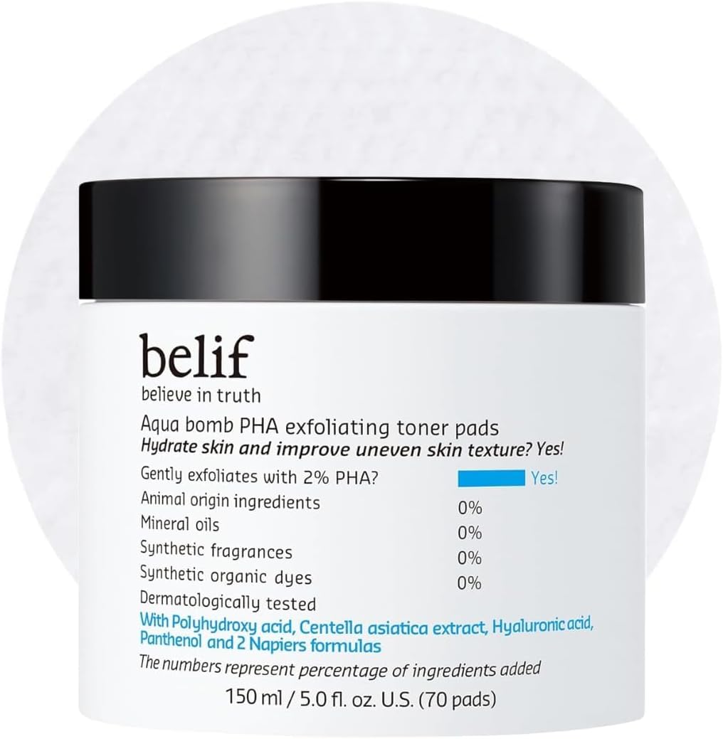 Belif PHA 2% Toner Pads front view container