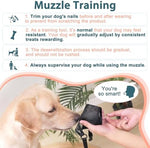 Luckypaw muzzle showing buckle closure mechanism