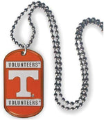 Siskiyou sports team tag necklace showing ball and joint clasp