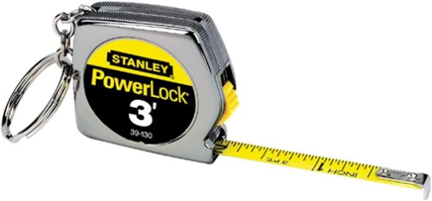 Stanley 39-130 PowerLock 3 Foot key tape measure front view