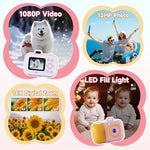 Close up of thermal paper printing function on Yeehao kids camera