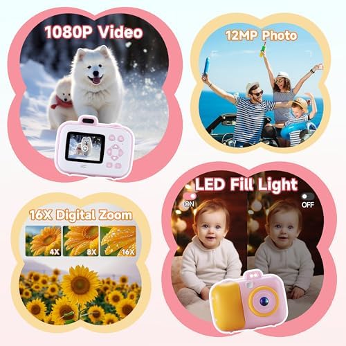 Close up of thermal paper printing function on Yeehao kids camera