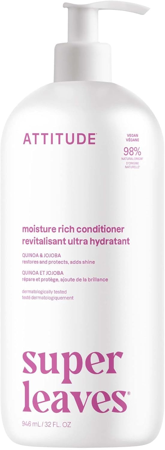 ATTITUDE Volume and Shine Hair Conditioner, For Thin Hair, Naturally Derived Ingredients, Vegan Detangler, Dermatologically Tested, Soy Protein & Cranberries, 8 Fl Oz - Image 15