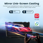 Side profile of Podofo Android car stereo unit