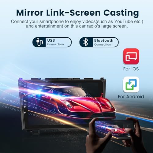 Side profile of Podofo Android car stereo unit