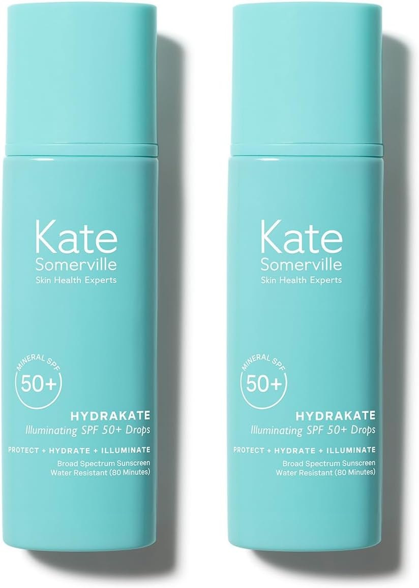 Kate Somerville HydraKate Illuminating Sunscreen Drops - Tinted SPF 50+ Mineral Sunscreen with Zinc Oxide, Moisturizing & Anti-Aging Sun Protection, 1.7 Fl Oz - Image 10