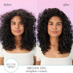 HASK Argan Oil Shampoo and Conditioner dual pack close up