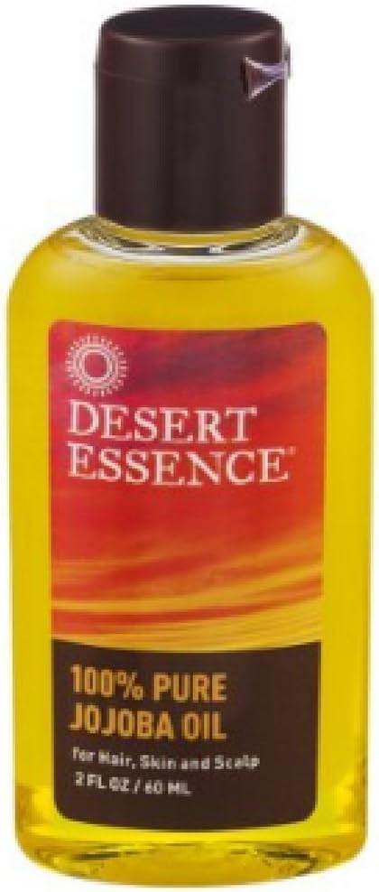 Desert Essence 100 Percent Pure Jojoba Oil front view natural skincare