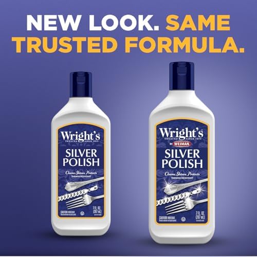 Imported Wright's silver cream for restoring antique silver and gold ornaments.