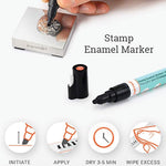 Close-up of ImpressArt marker chisel tip