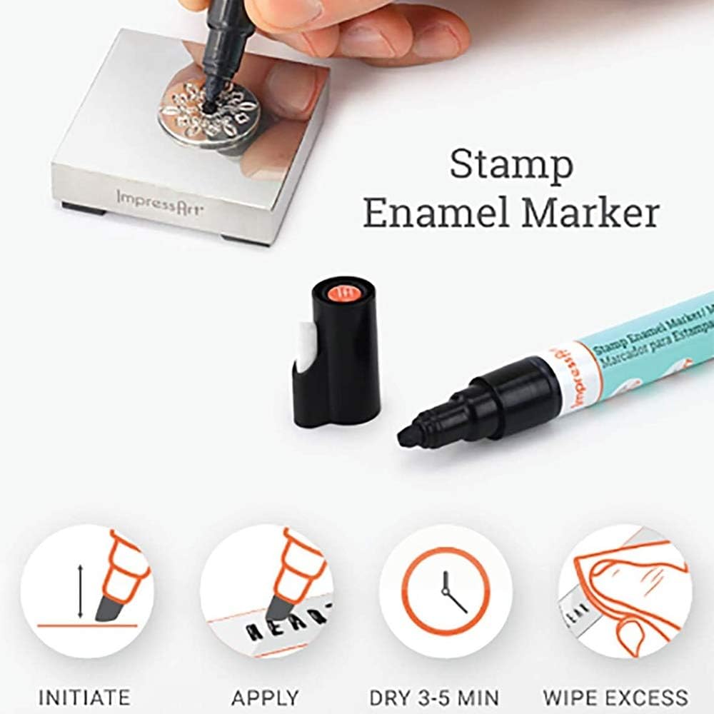 Close-up of ImpressArt marker chisel tip