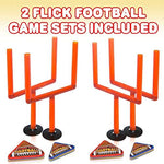 ArtCreativity mini desktop football game set packaged in a colorful blister card.