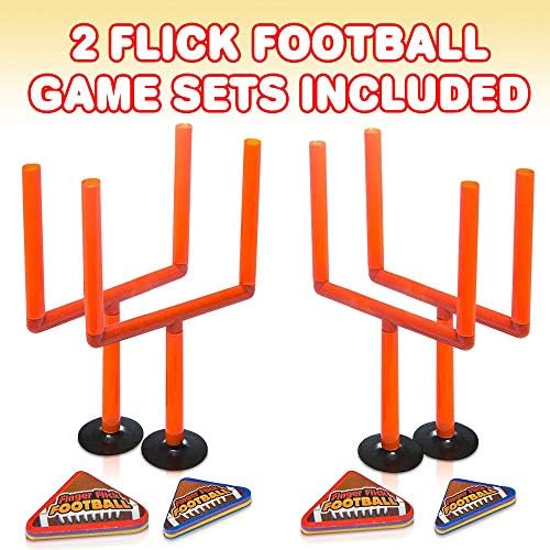 ArtCreativity mini desktop football game set packaged in a colorful blister card.
