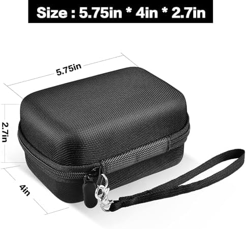 AllPrimo dust-proof hotspot organizer side angle view detailing the smooth protective zipper closure
