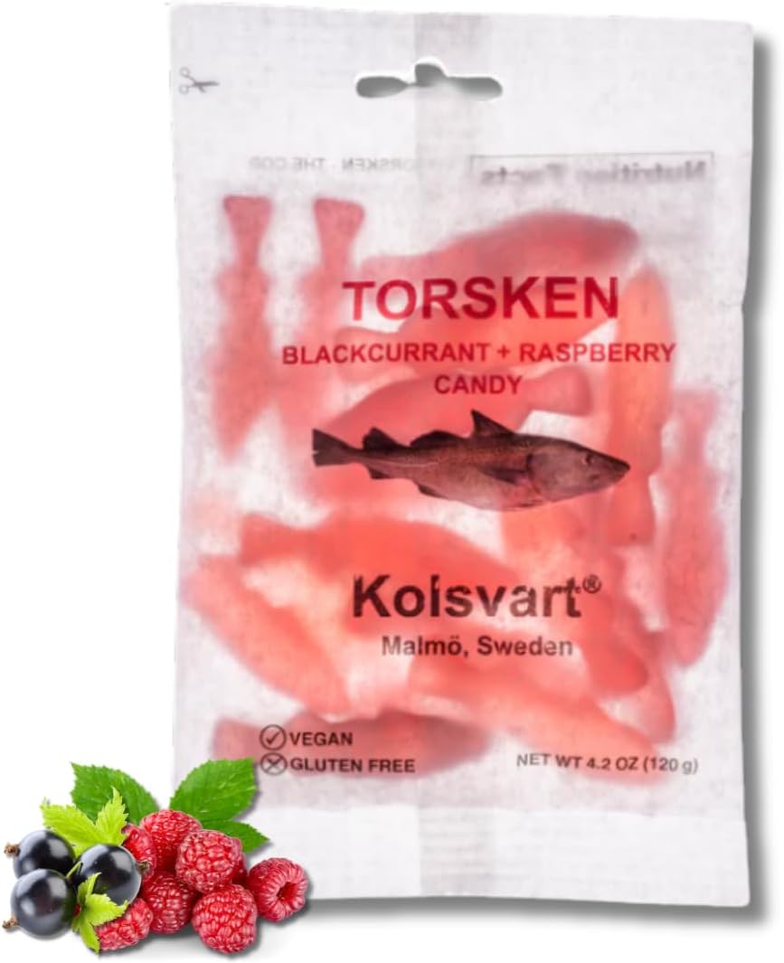 KOLSVART Swedish Candy Variety Pack, 4.2 oz Each - Sour Raspberry, Sour Blueberry, Classic Rasperry Berry, Elderflower & Black Currant Blend (Pack of 5) - Image 10