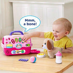 VTech Care for Me playset accessories featuring the comb bottle bowl and ball.
