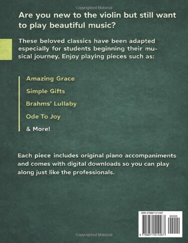 Beloved Classics for Beginner Violinists: Complete Set Volumes 1 & 2: Easy violin solos with piano accompaniment - Image 3